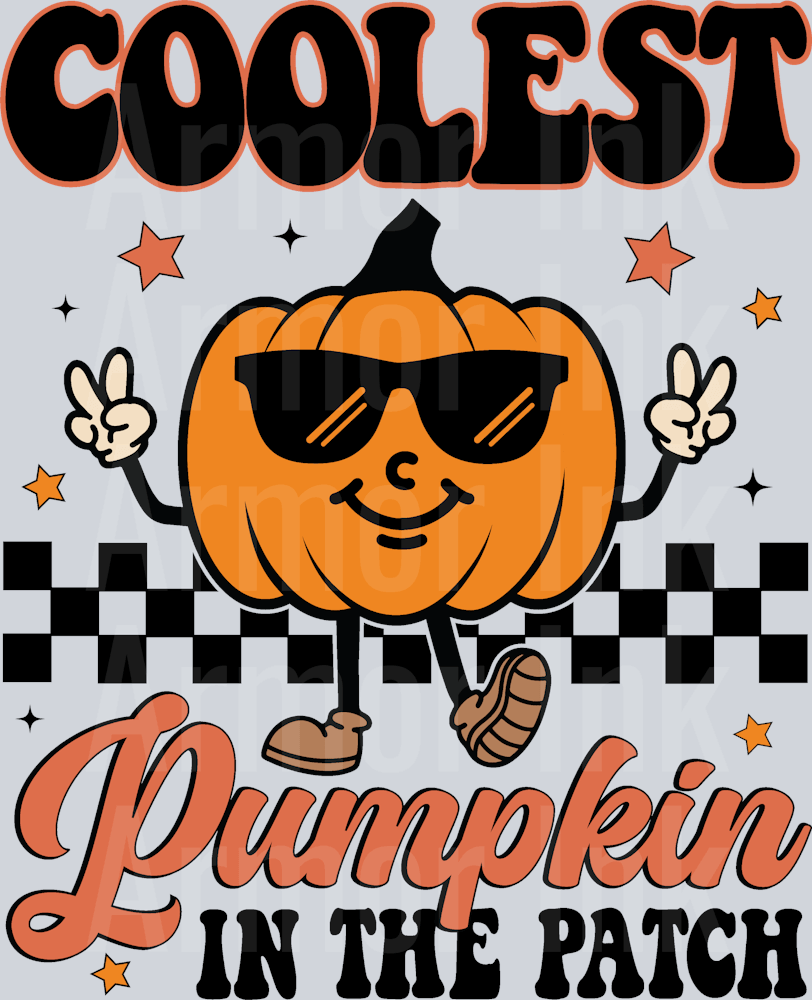 Coolest Pumpkin In The Patch DTF transfer