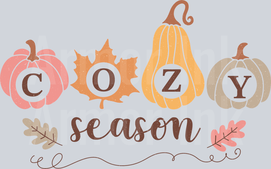 Cozy Season DTF transfer