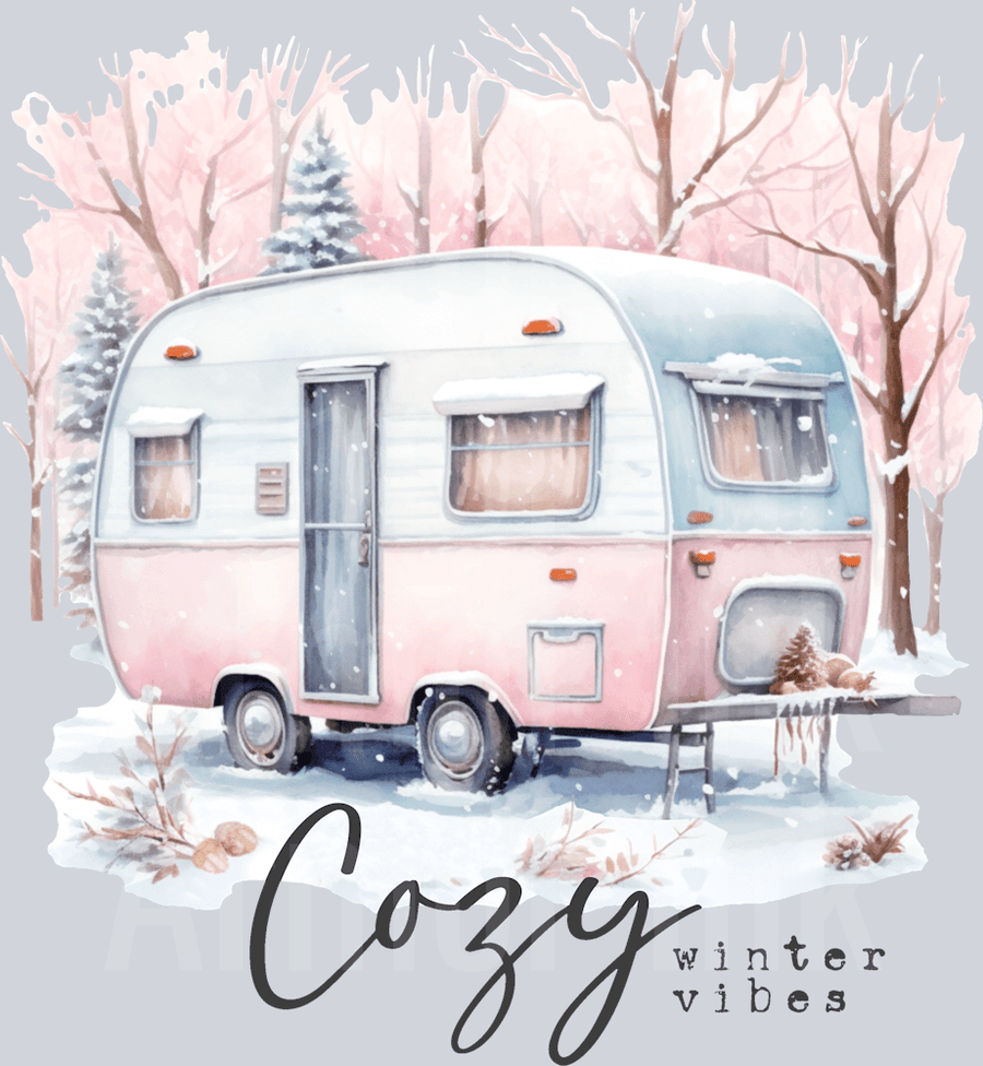 Cozy Winter Vibes DTF transfer