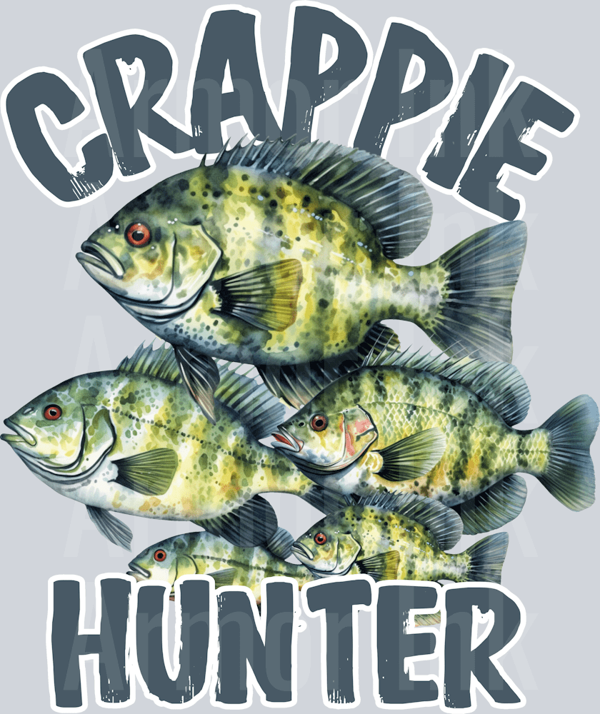 Crappie Hunter DTF transfer