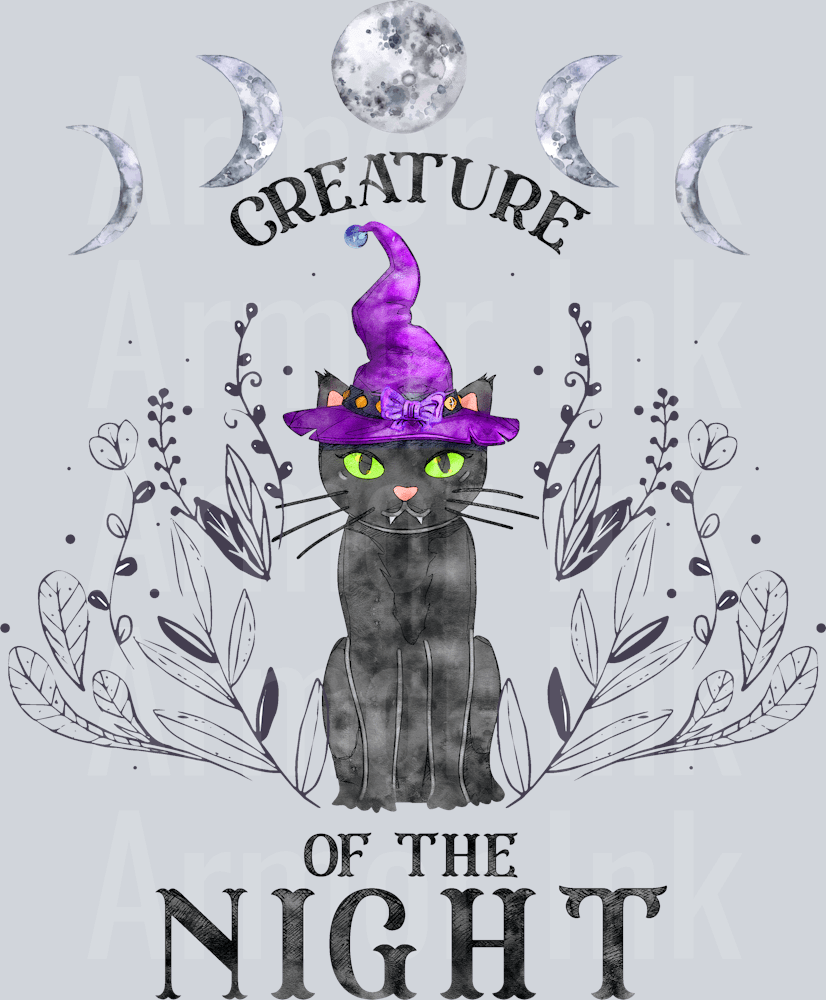 Creature Of The Night DTF transfer