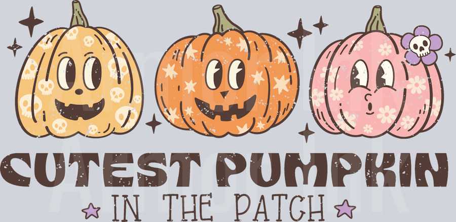 Cutest Pumpkin In The Patch DTF transfer