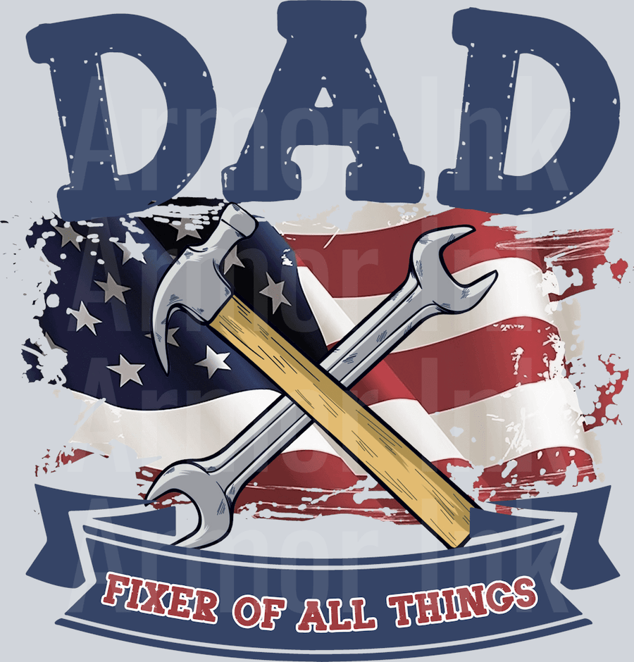 Dad Fixer of All Things DTF transfer