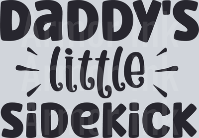 Daddys Little Sidekick DTF transfer