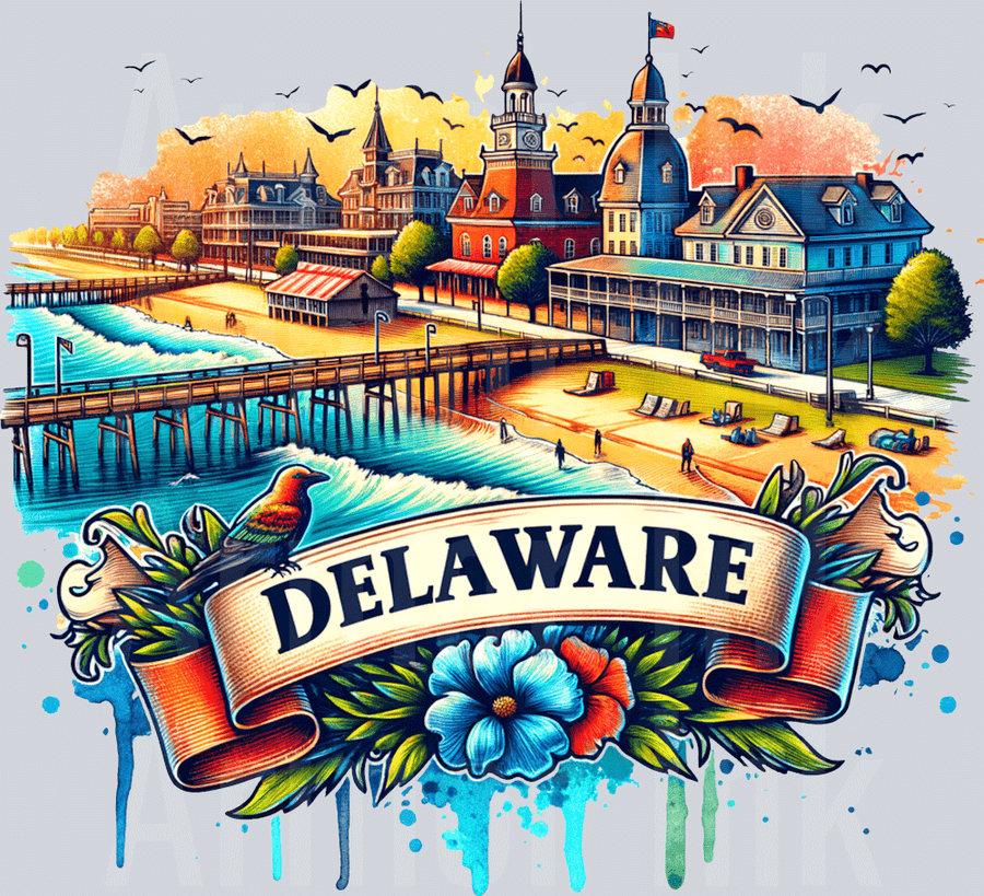 Delaware DTF transfer