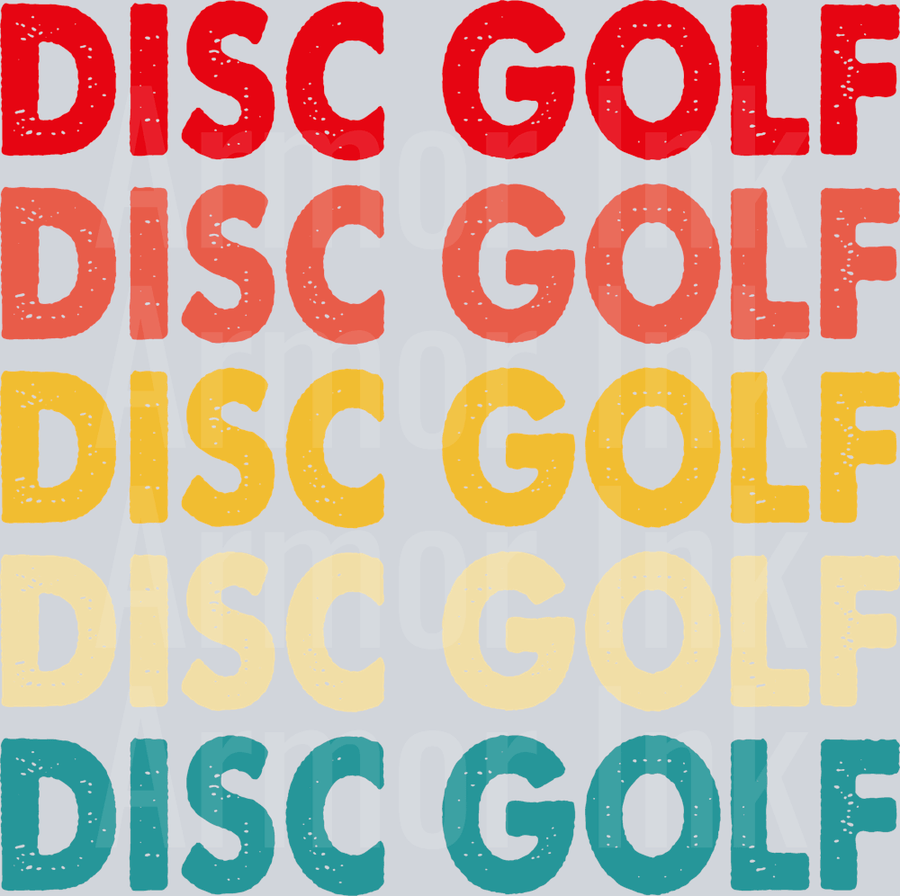Disc Golf DTF transfer