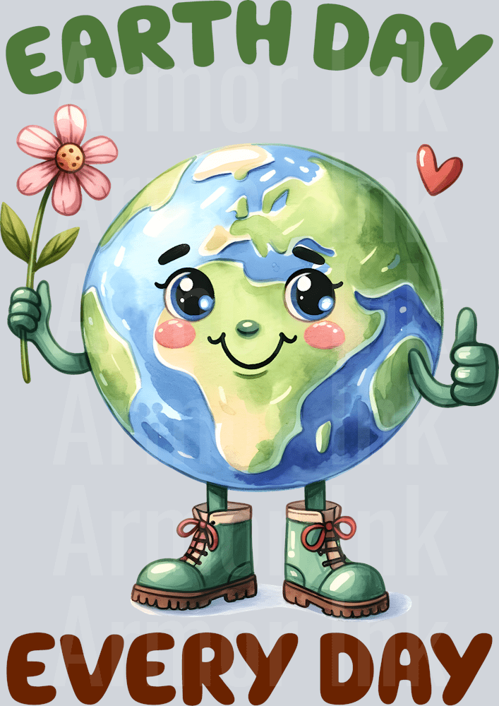 Earth Day Every Day DTF transfer
