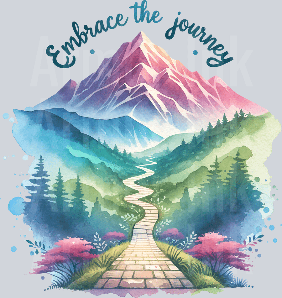 Embrace The Journey DTF transfer