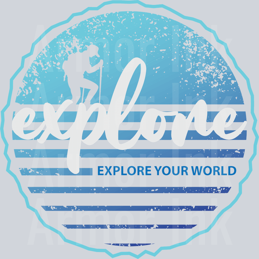 Explore Your World DTF transfer
