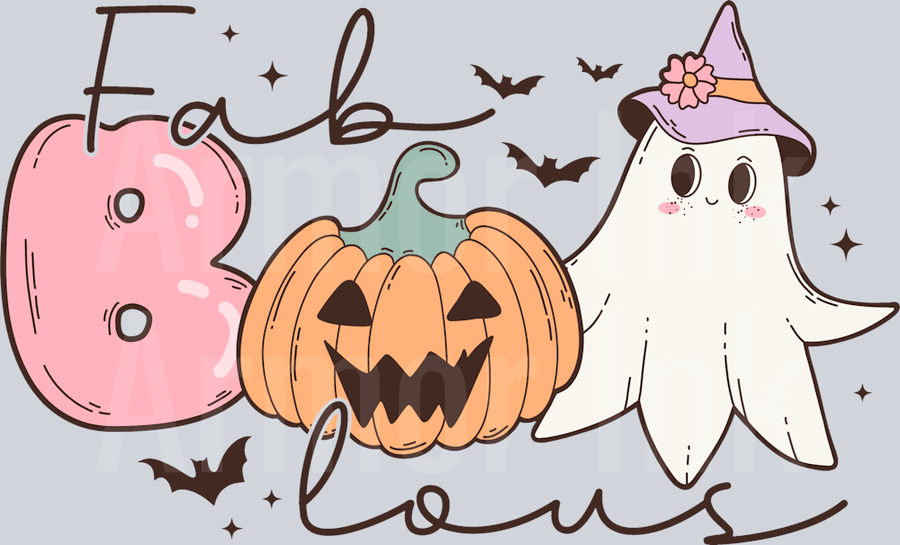 Fab Boo Lous DTF transfer