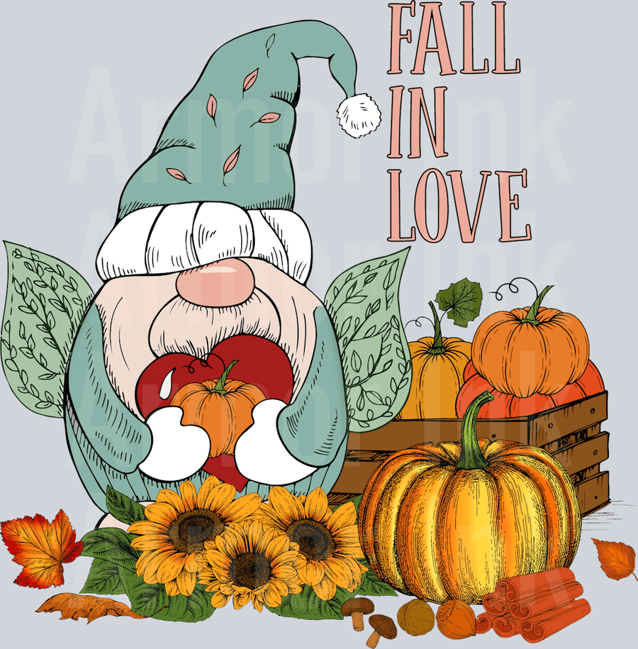 Fall In Love DTF transfer