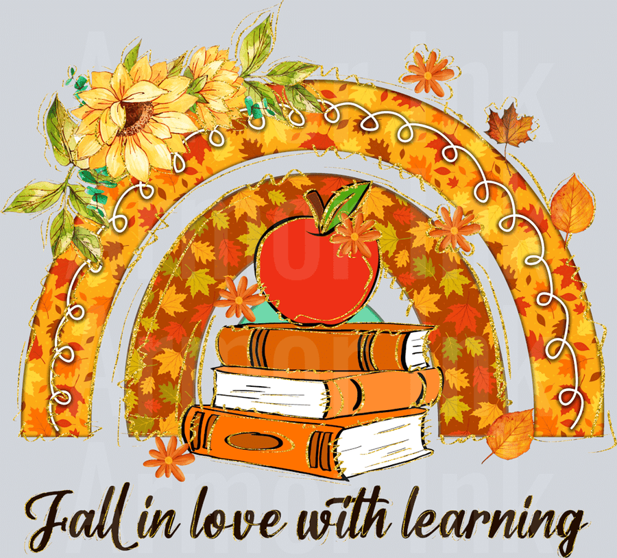Fall In Love With Learning DTF transfer