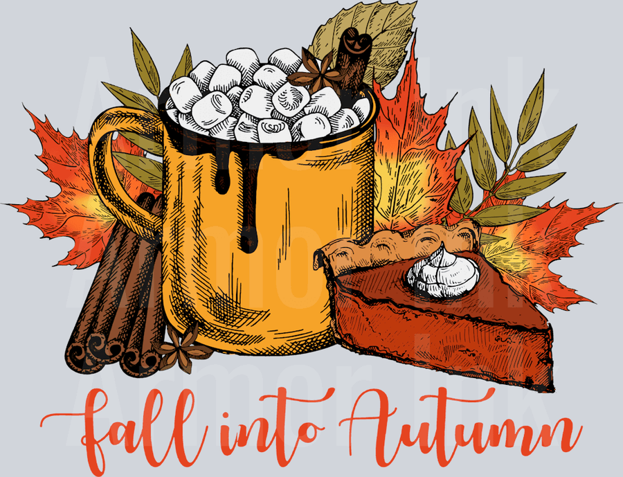 Fall Into Autumn DTF transfer