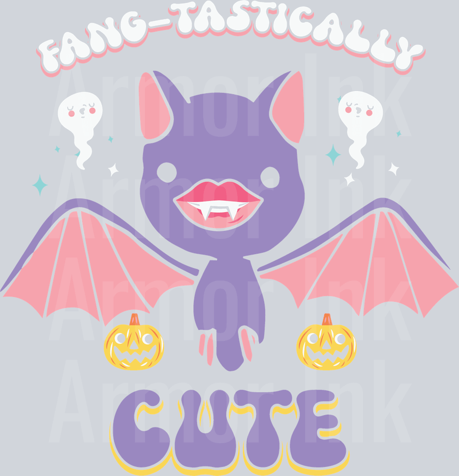 Fang-Tastically cute DTF transfer