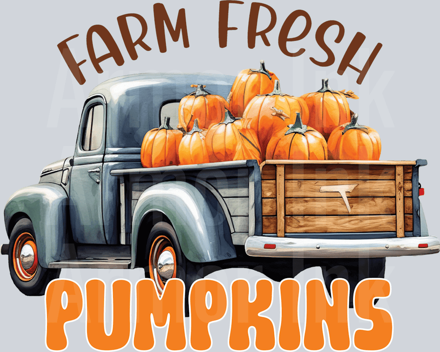 Farm Fresh Pumpkins DTF transfer
