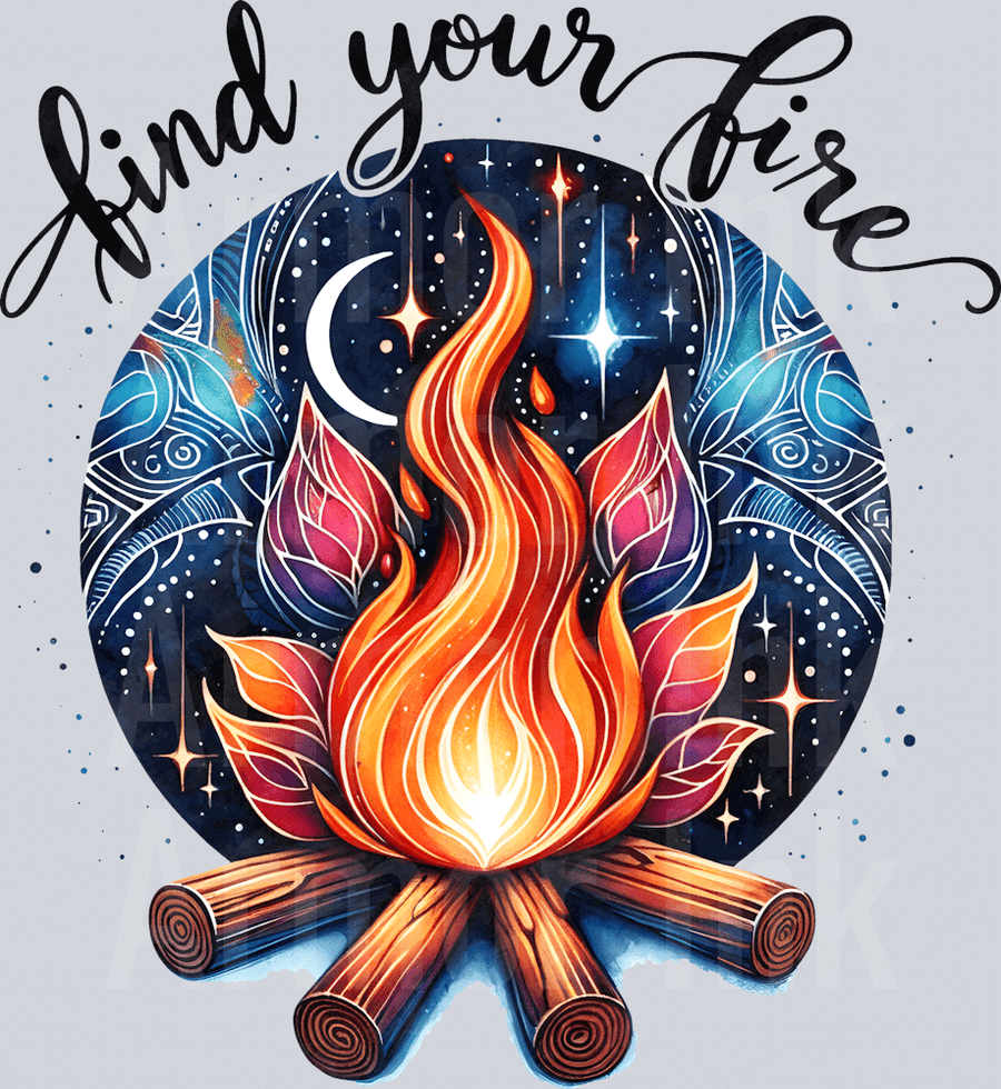 Find Your Fire DTF transfer