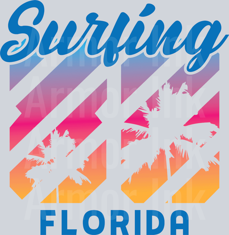 Florida Surfing DTF transfer