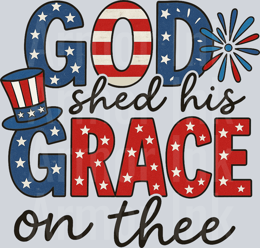God Shed his Grace On Thee DTF transfer