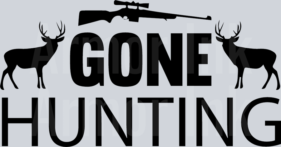 Gone Hunting DTF transfer