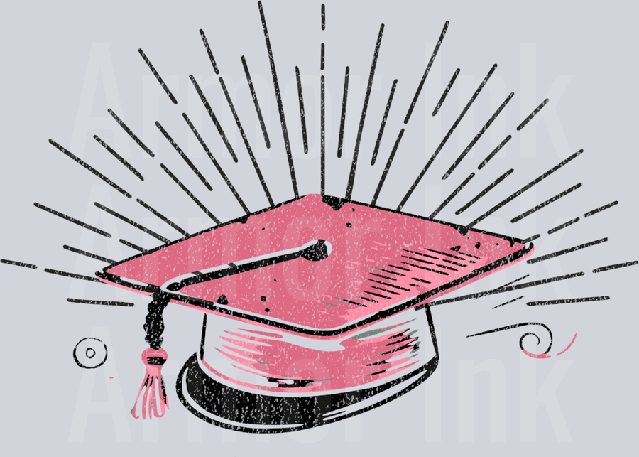 Graduation Cap DTF transfer