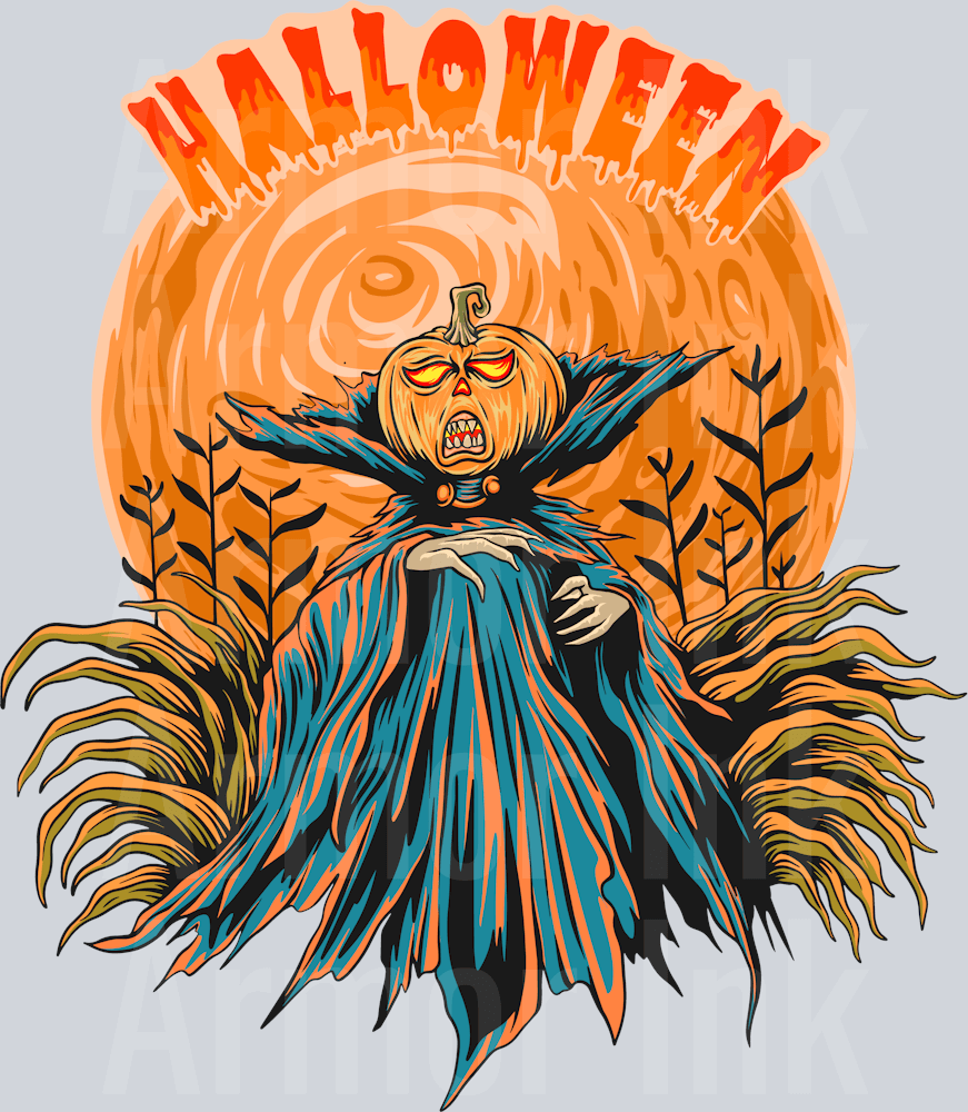 Halloween DTF transfer
