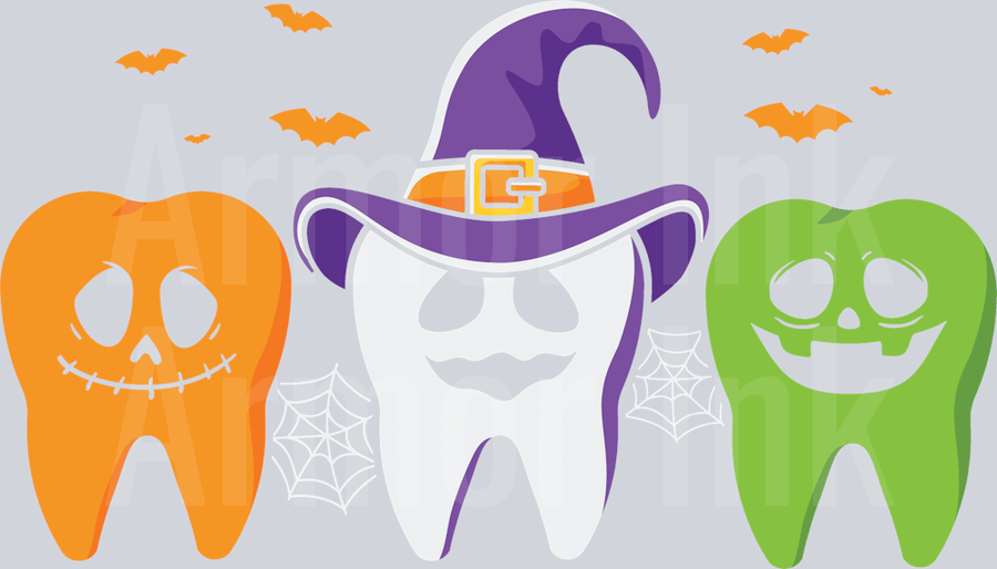Halloween Teeth DTF transfer