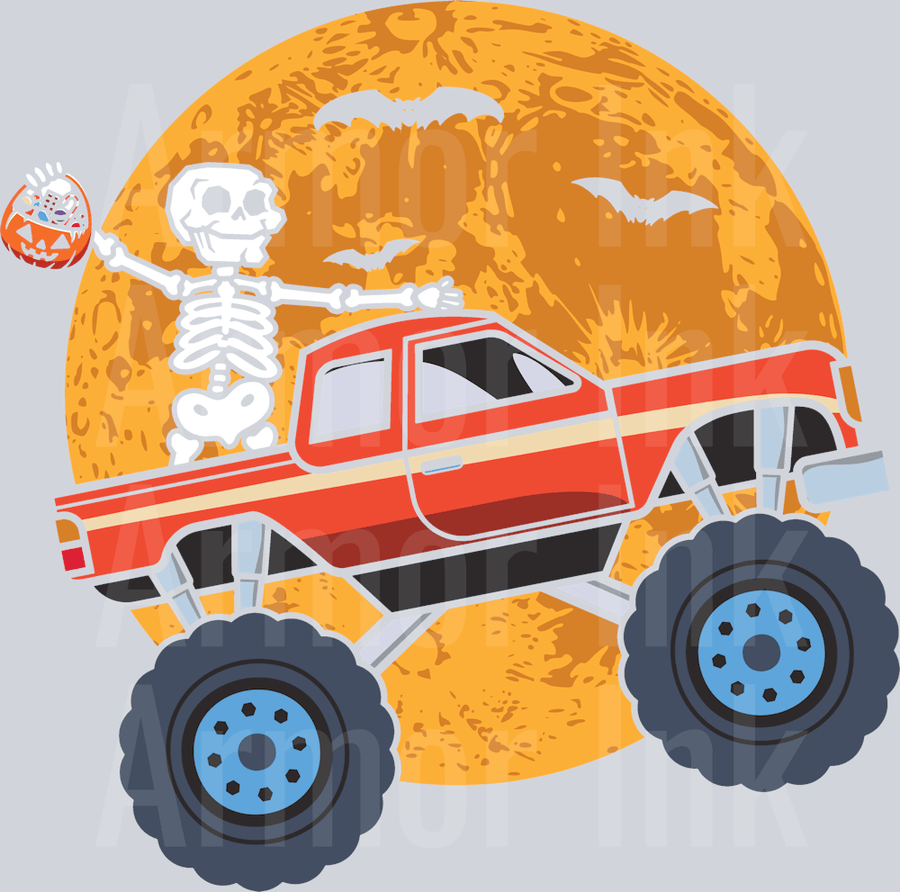 Halloween Truck DTF transfer