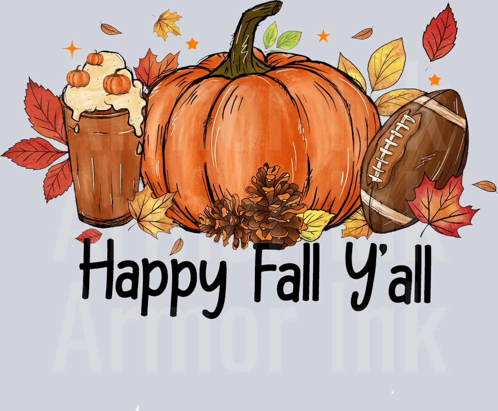 Happy Fall Yall DTF transfer