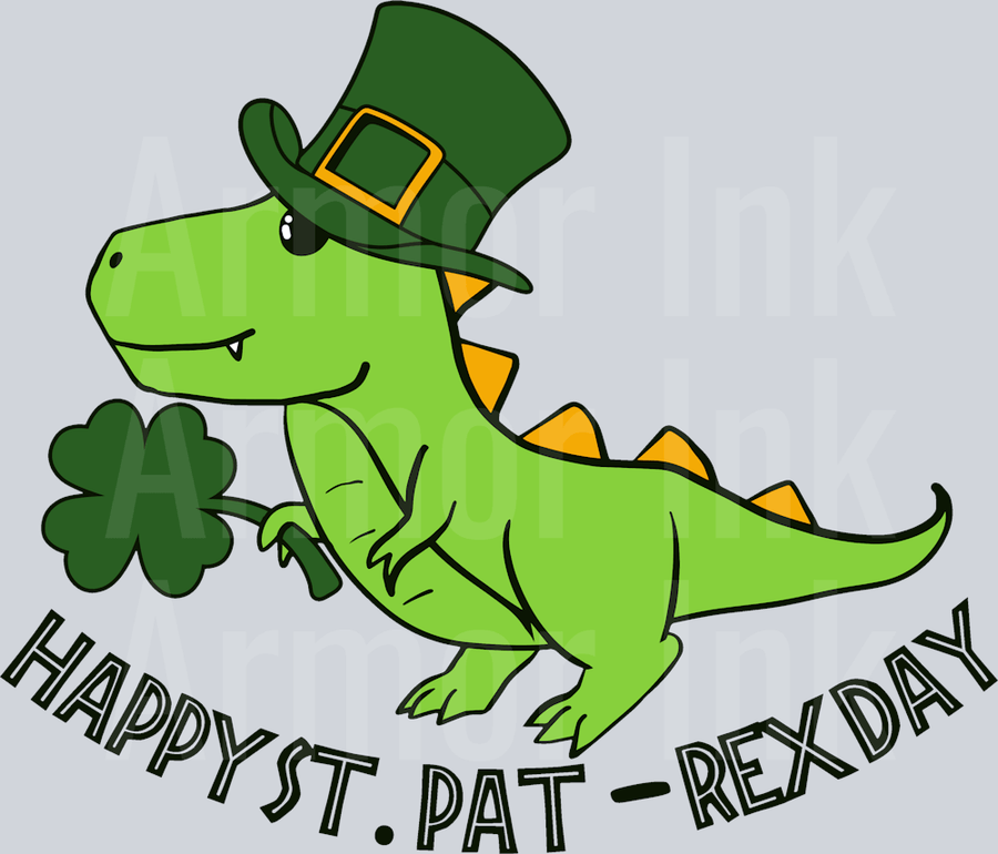Happy st. Pat-Rexday DTF transfer