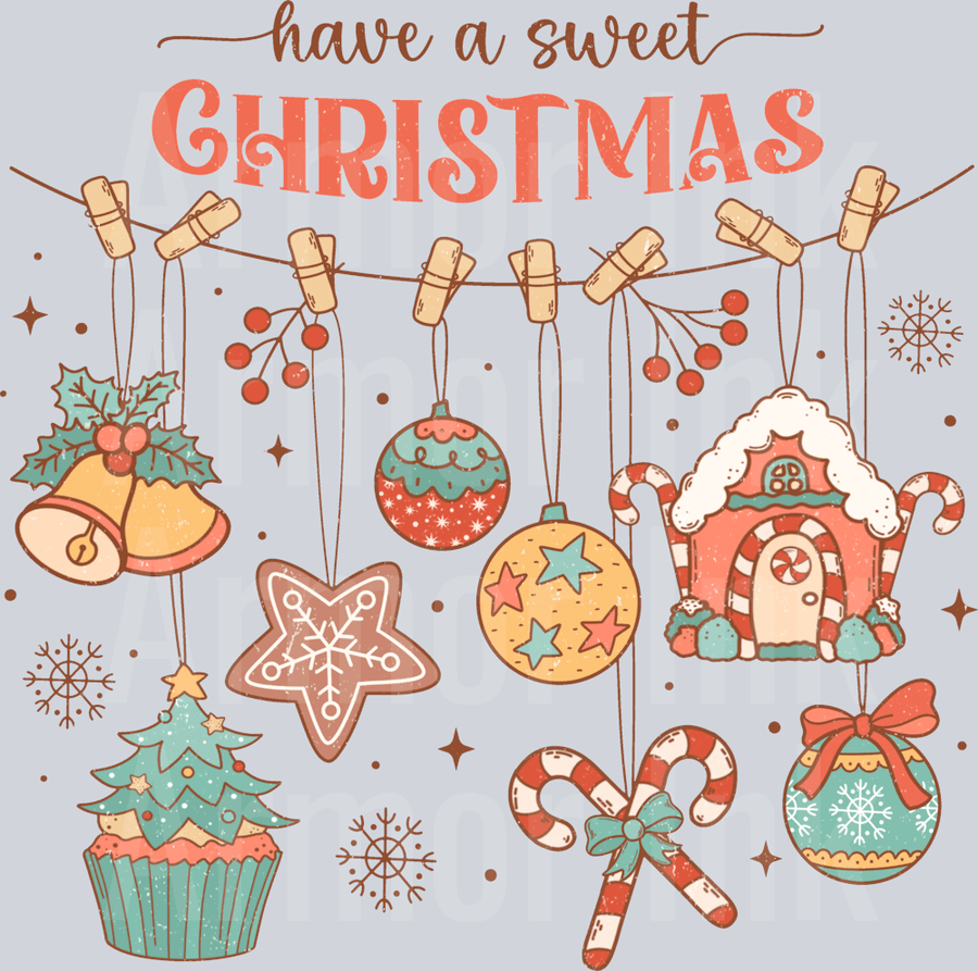 Have a Sweet Christmas DTF transfer