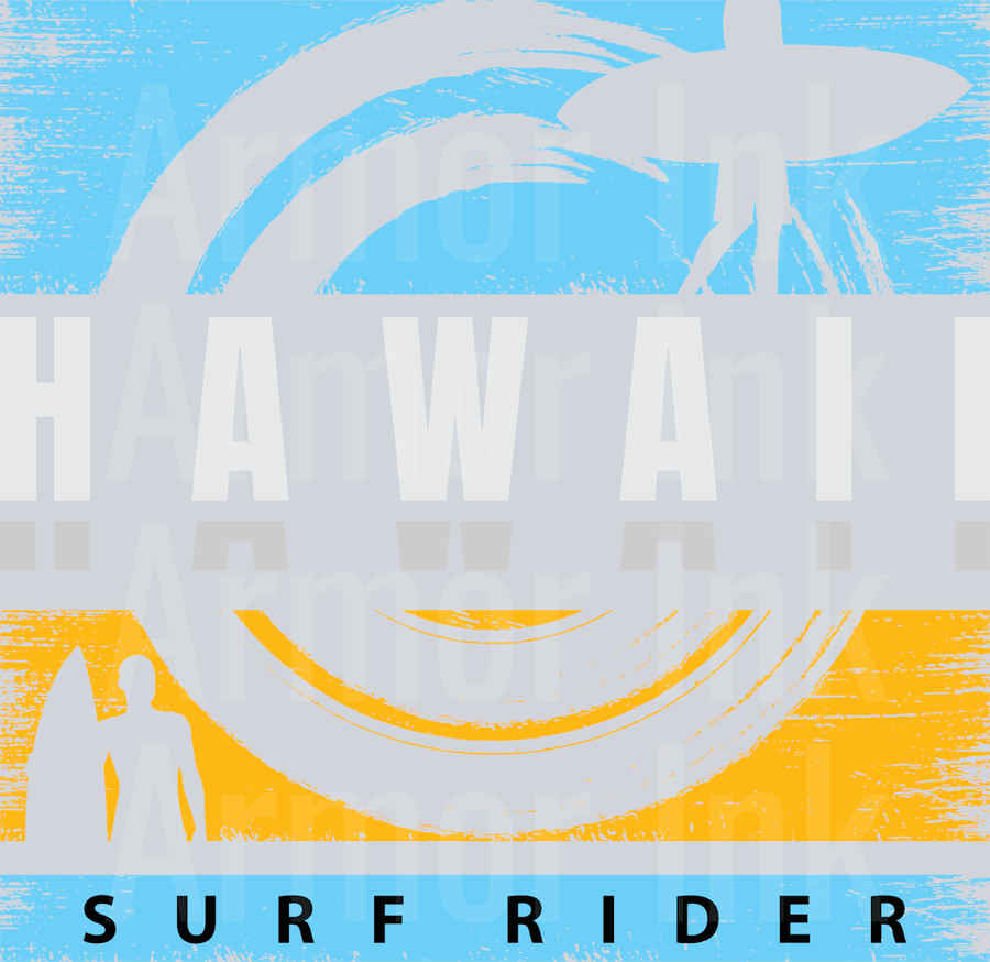 Hawaii Surf Rider DTF transfer