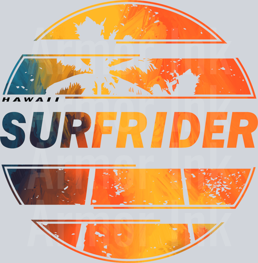 Hawaii Surfrider DTF transfer