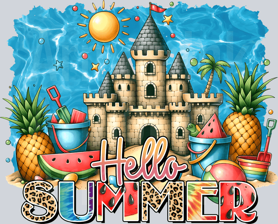 Hello Summer DTF transfer