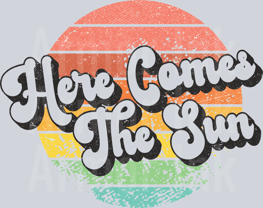 Here Comes The Sun DTF transfer