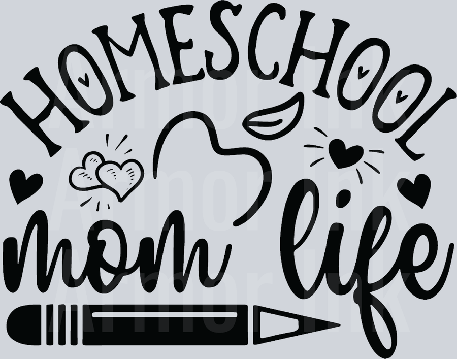 Homeschool Mom Life DTF transfer