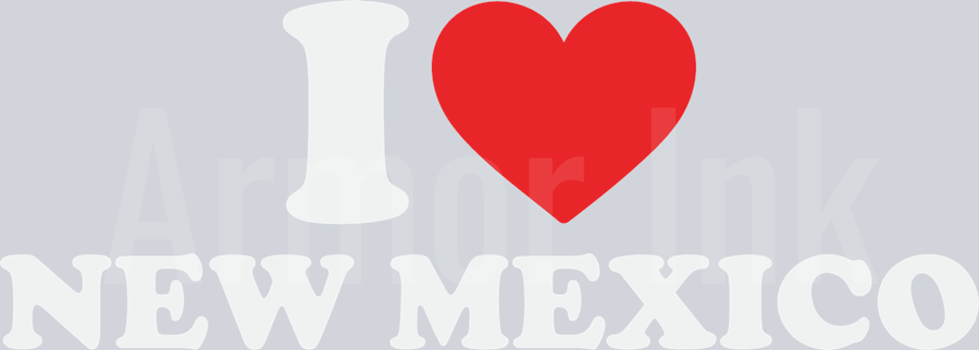 I Love New Mexico DTF transfer