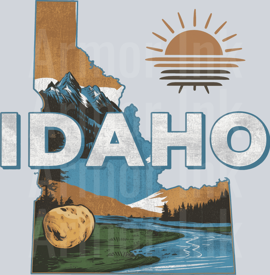 Idaho DTF transfer