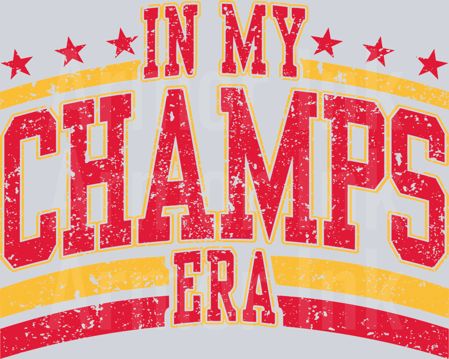 In My Champs Era DTF transfer