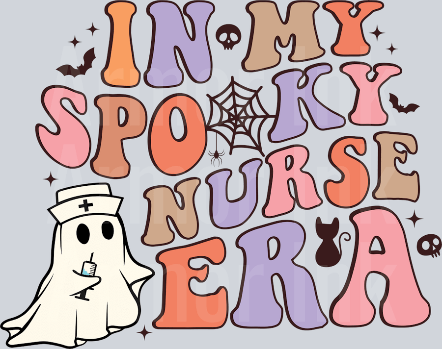 In My Spooky Nurse Era DTF transfer
