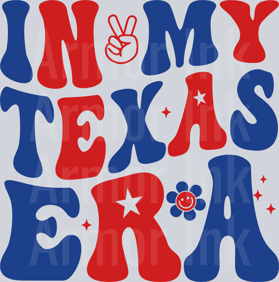 In My Texas Era DTF transfer