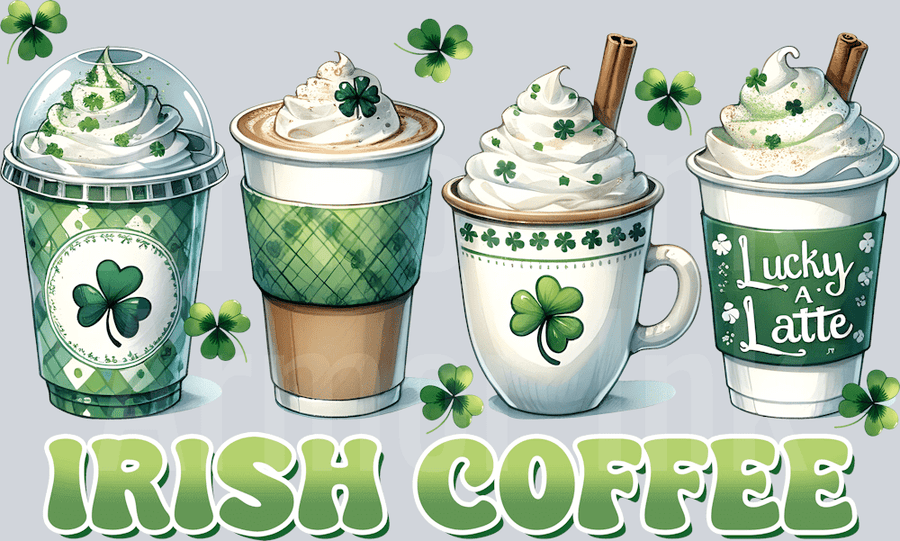 Irish Coffee DTF transfer