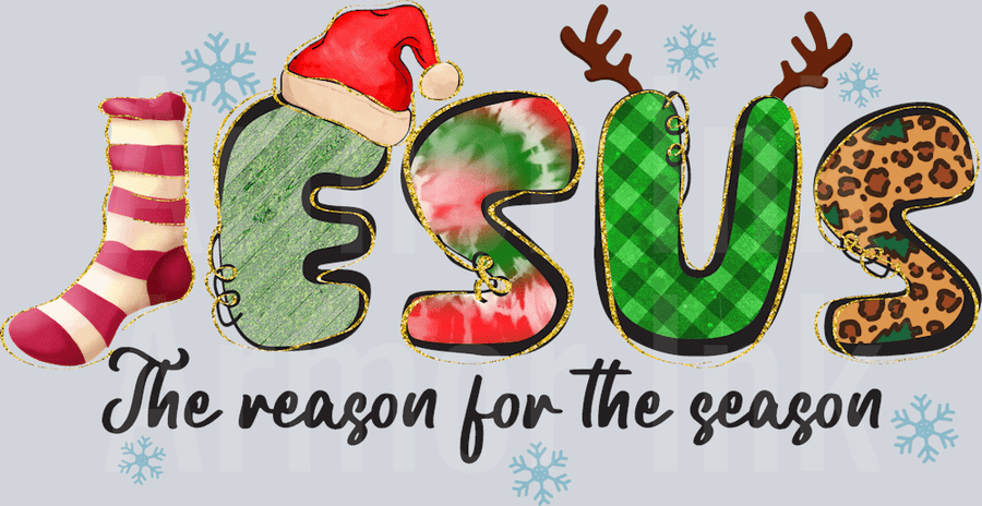 Jesus The Reason For The Season DTF transfer