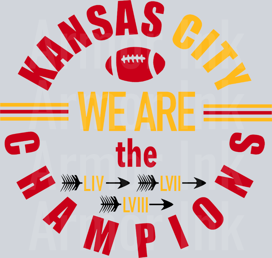 Kansas City We Are The Champions DTF transfer