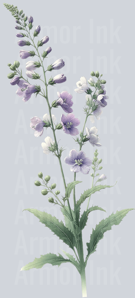 Larkspur DTF transfer