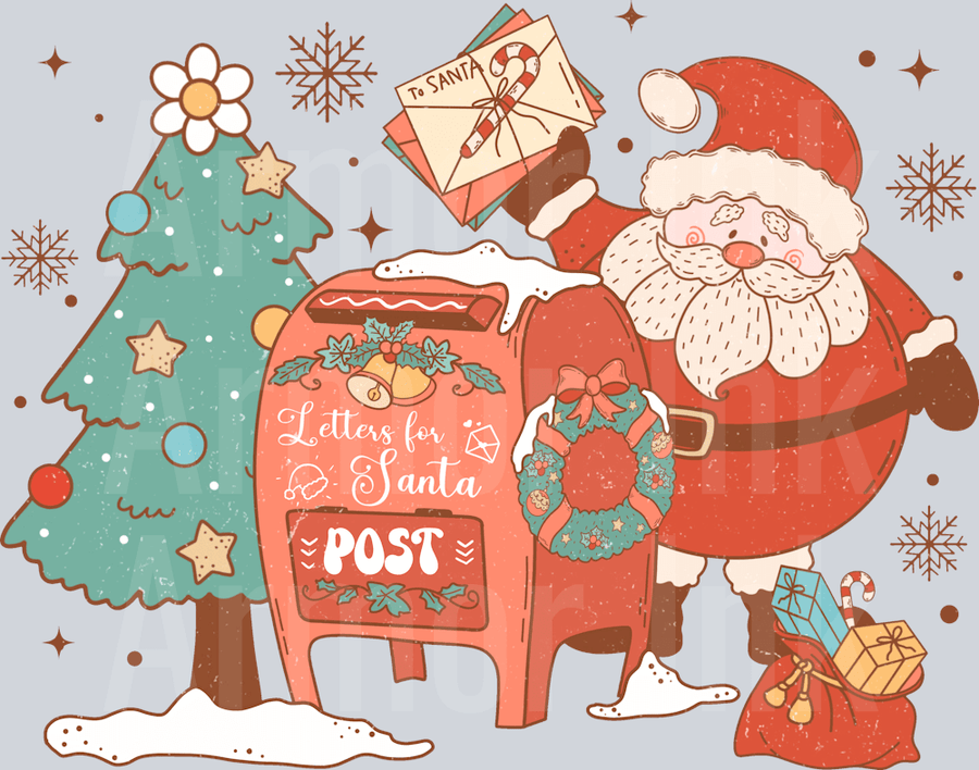 Letters for Santa DTF transfer