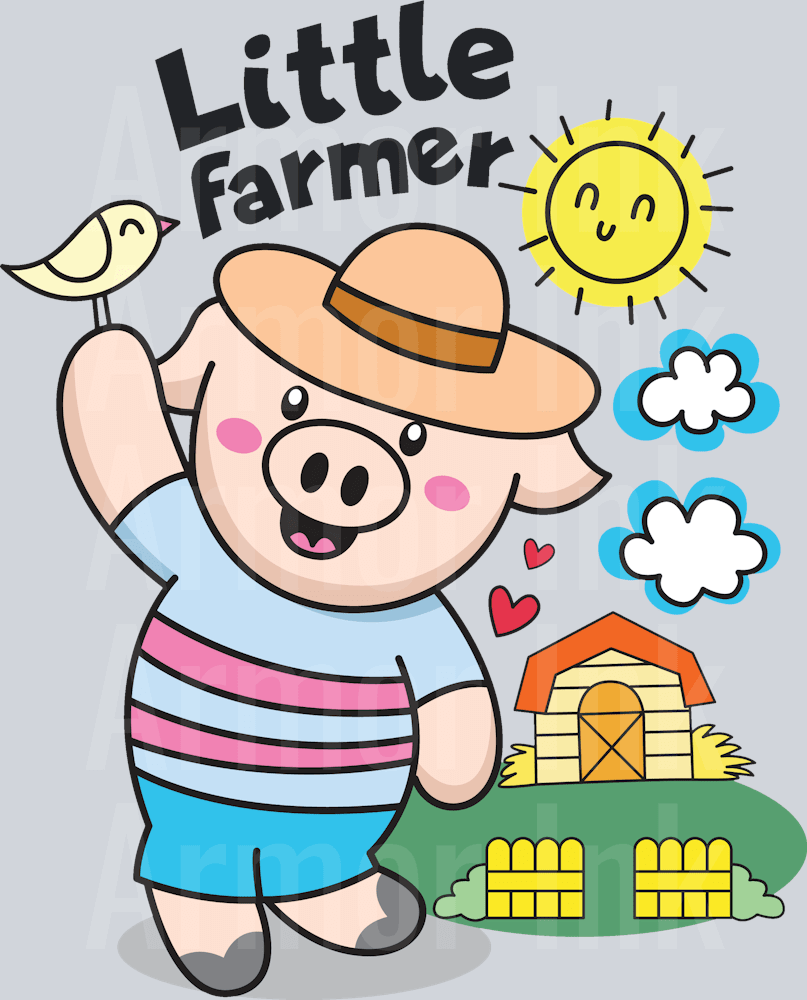Little Farmer DTF transfer