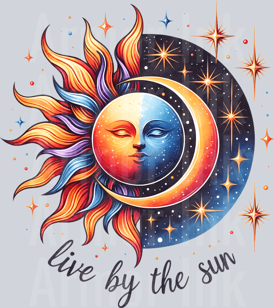 Live By The Sun DTF transfer