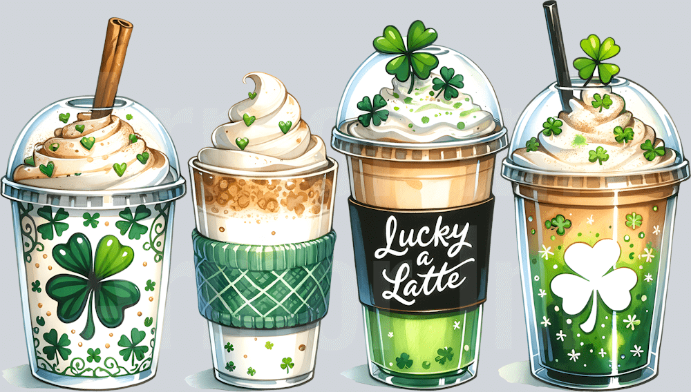 Lucky Drinks DTF transfer