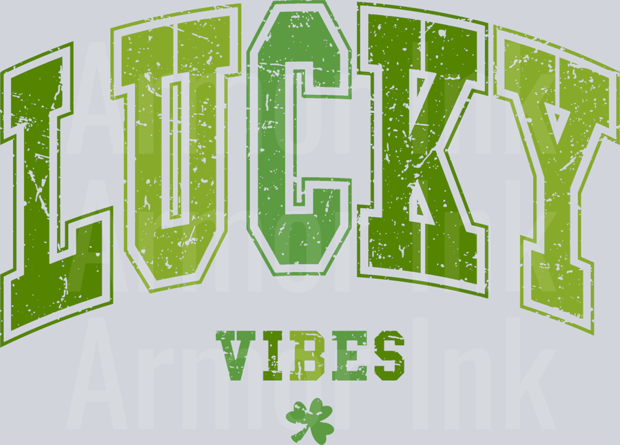 LUCKY VIBES DTF transfer