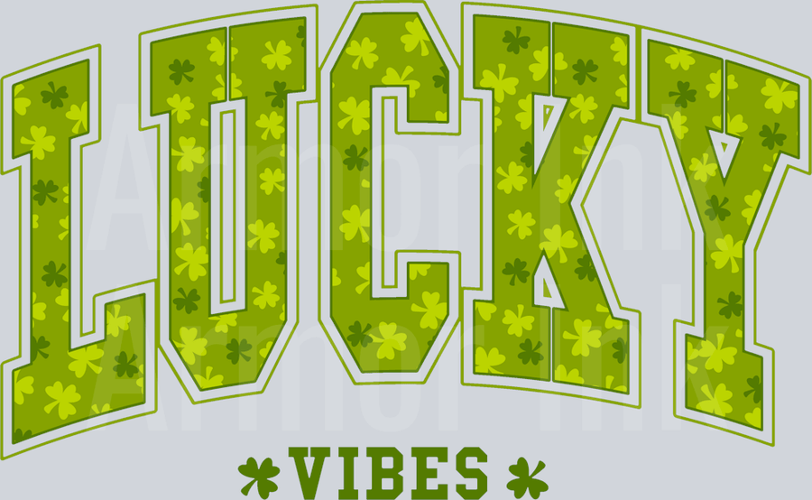LUCKY VIBES DTF transfer
